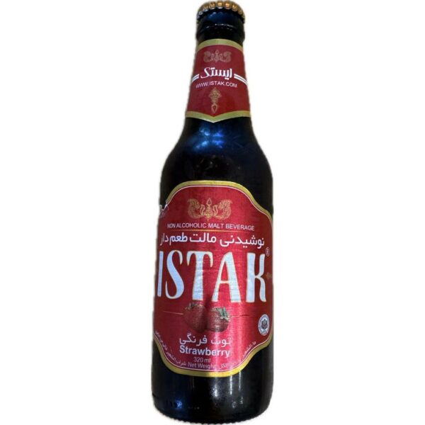 Istak, Erdbeer 300ml (alkoholfreies Malzbier)